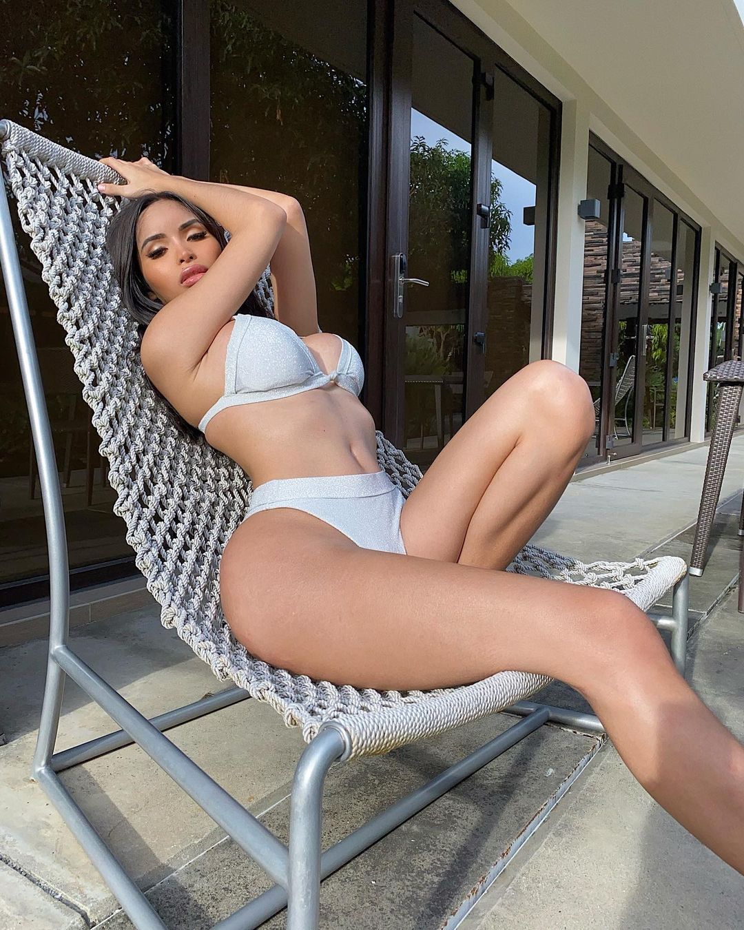 Angela Castellanos photos in lingerie in Cancun