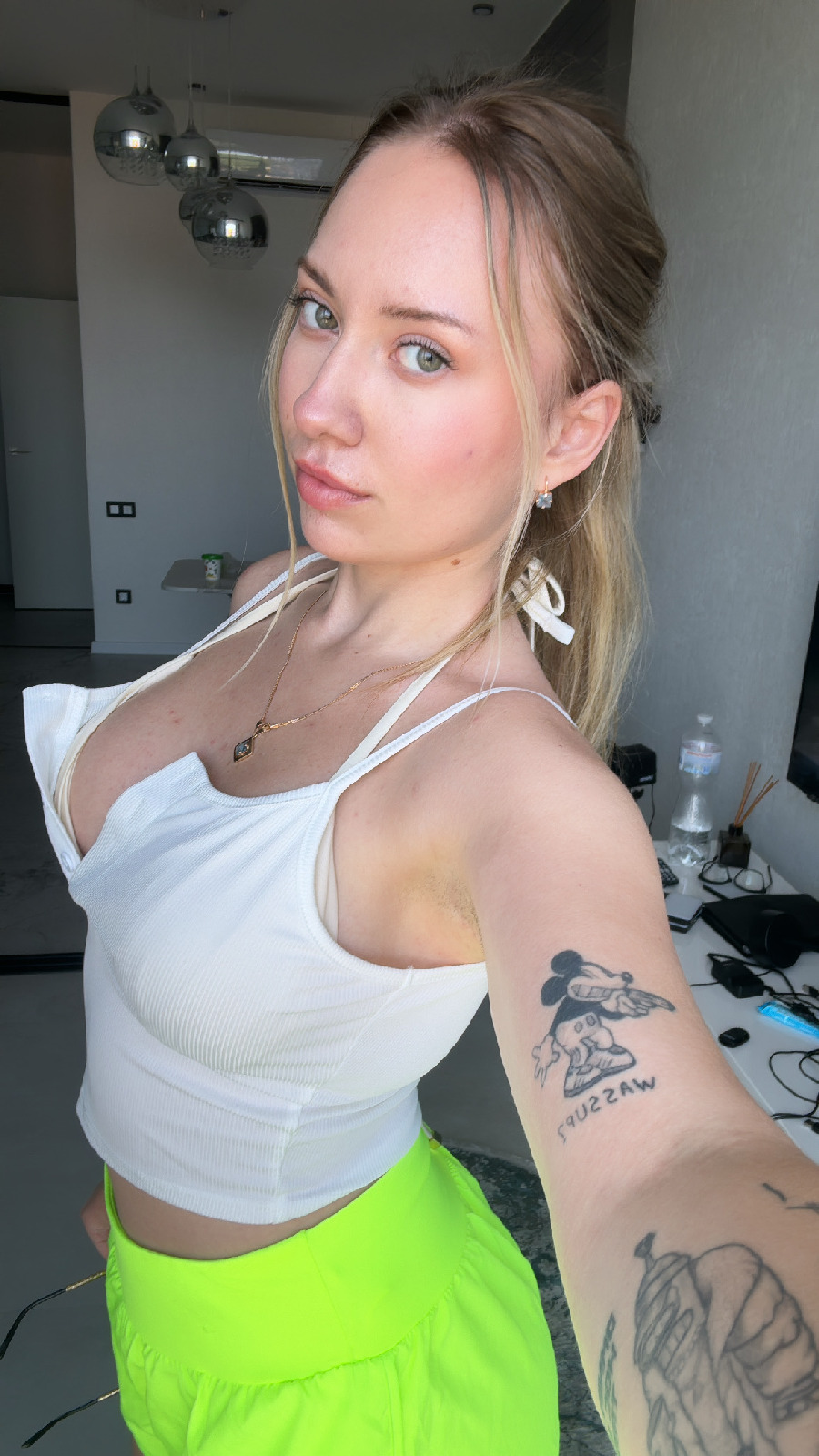 KateV in her underwear in Cancun